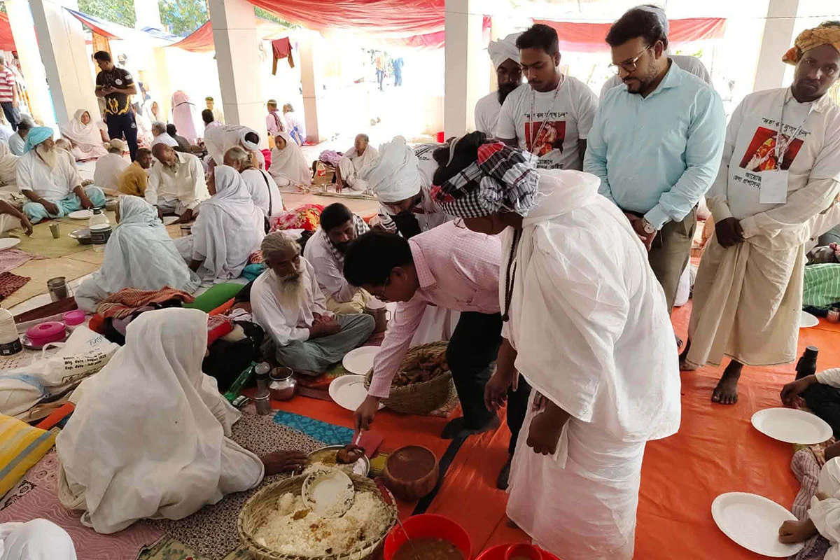 পূর্ণসেবায় ভাঙল সাধুর হাট, খুশি লালন ভক্তরা